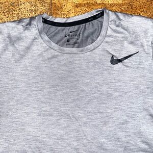 Grey Nike Workout Shirt
